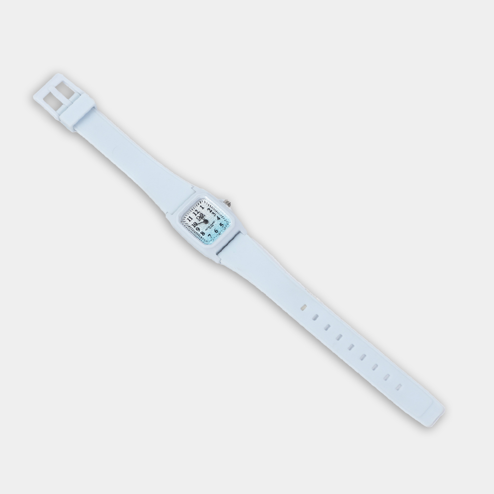 Kids Sky blue Square Dial Watch – Stylish & Easy-to-Read Timepiece for Girls - Image 2