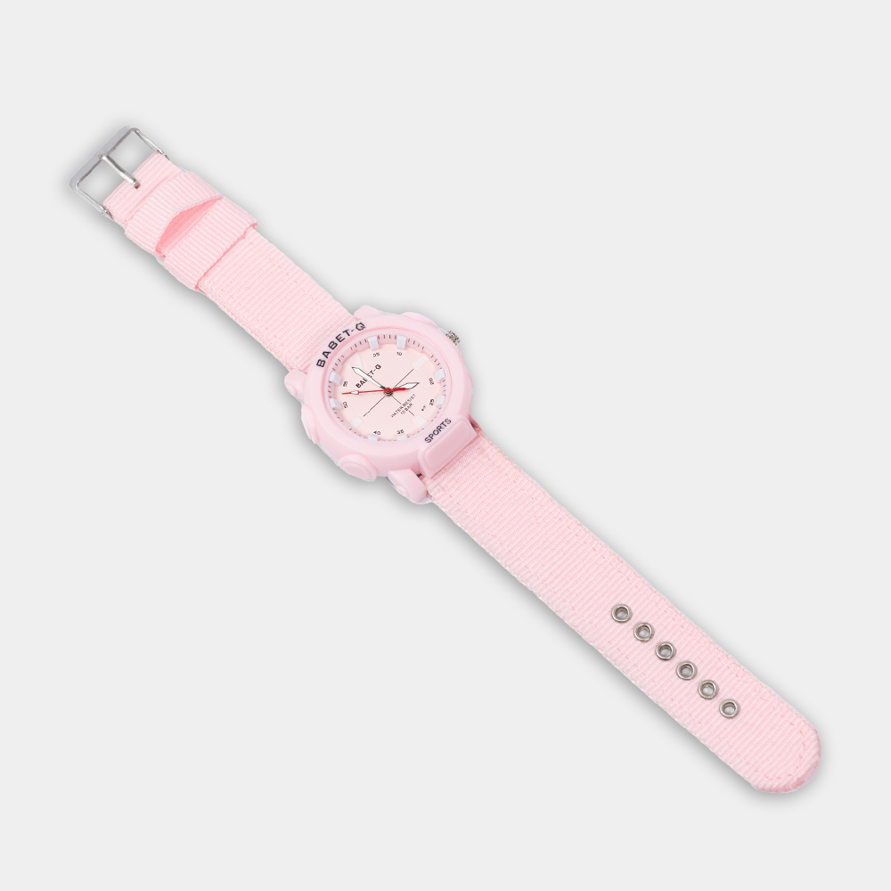 BABET-Q Pink Sports Watch – Water-Resistant, Stylish and Durable - Image 2